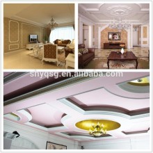 House decorative interior gypsum plaster fiber artistic wall materials