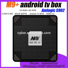 M9+ tv box Amlogic S905 android TV Box with Quad Core Smart Min Android 5.1 tv box M9+