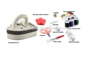 home sewing kits in fancy and organized package