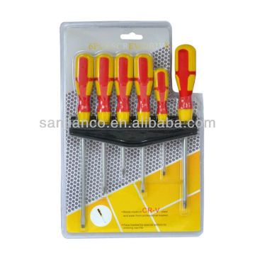 6pcs Insulated handle screwdriver set
