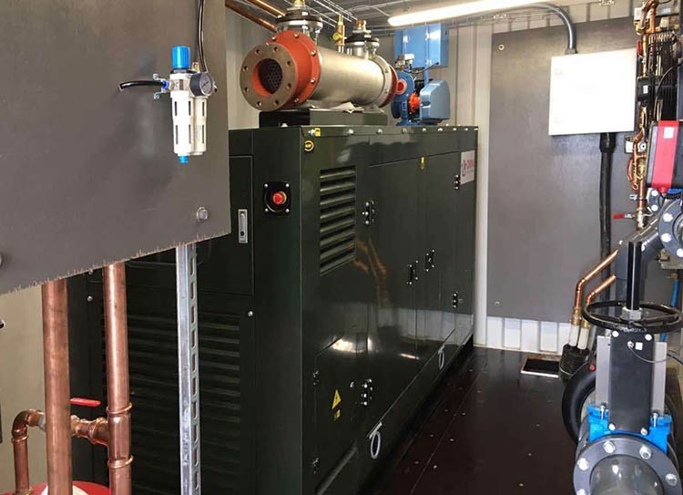 CE Approved CHP Power Cogeneration Unit High Efficient Thermal Recovery