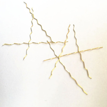 DAYE Hot Sale Waved Copper Coated Steel Fiber