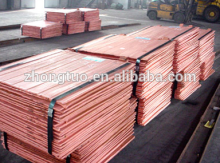 high quality electrolytic Copper Cathode 99.99 with facotry