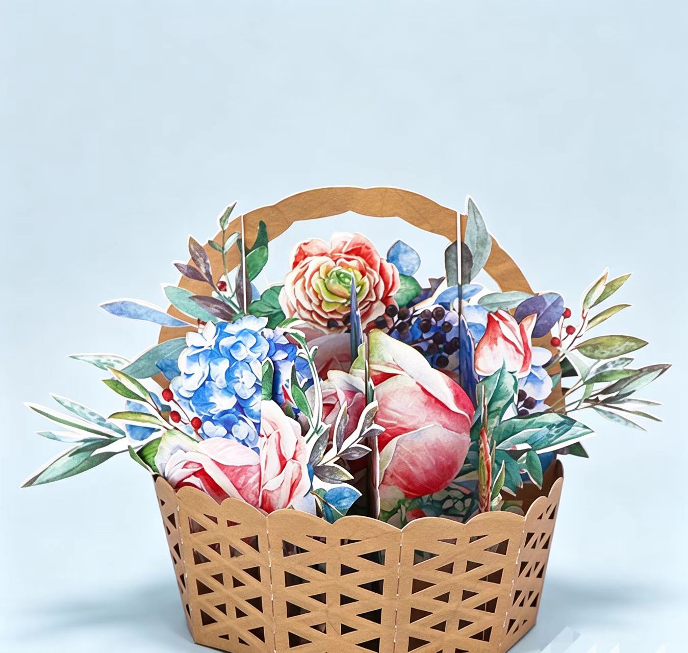 Wyskakujące karty kwiatowe 3D Pop up 3d flower cards