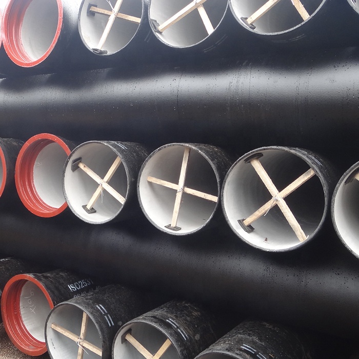 ISO2531/En545 Class K9 Black Bitumen Paint Coated Ductile Cast Iron Pipe Concrete for Water Supply