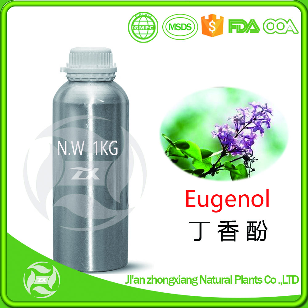 Aceite de eugenol al por mayor 100% puro natural a precio a granel