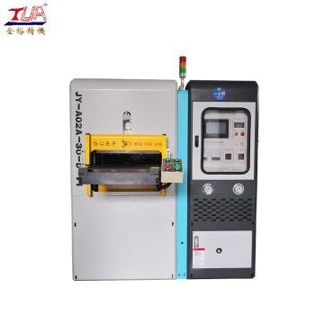 Oil press machine for rubber garment/heat transfer label