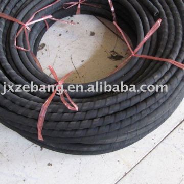 Braided rubber hose