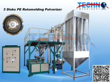 3 Disks PE Rotomolding Pulverizer Equipment