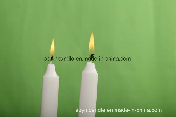 20cm Popular Pure White Paraffin Candle