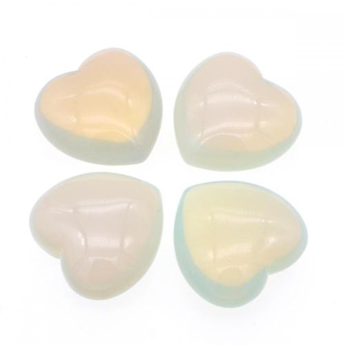 40X40X20MM Opal Heart for women Chakra healing Jewelry without hole