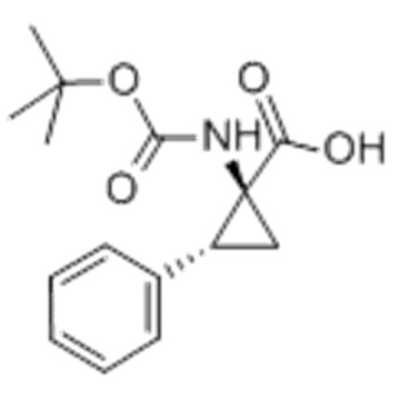 Ácido (1S, 2R) -1 - [[(terc-butoxi) carbonil] amino] -2-fenilciclopropanocarboxílico CAS 151910-11-1