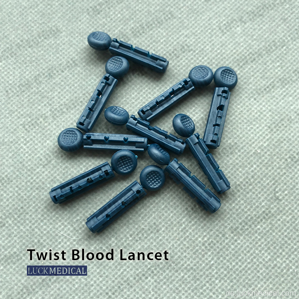 Einwegblut Lancet Twistnadel