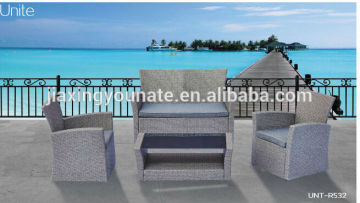 outdoor synthetic rattan furniture KD sofa set