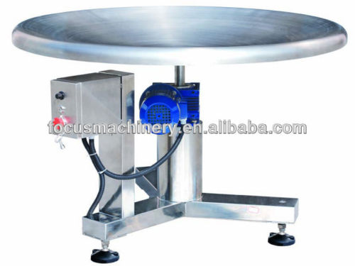 Rotary table for packaging machine