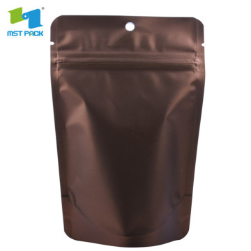 Recicle las bolsas de embalaje de té de pie metalizadas