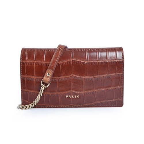 Pochette in pelle minimalista Borsa Everyday Borsa Croc