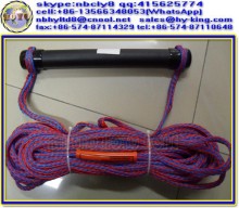 Poly ski rope tow , pe wakesurf rope , polyethylene best wakeboard rope