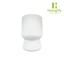 Modern Striped Pot for Blooming Flowers