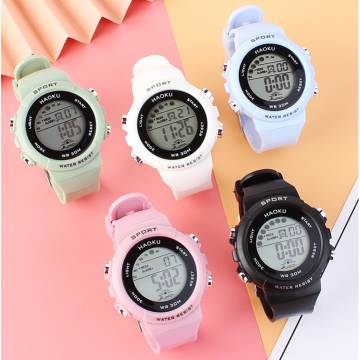 New Children's Classic Round Large Screen Watch: Outdoor Sports, Youth Nightlight, Multifunctional Electronic Watch