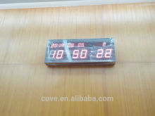 7 segment led display 6 digits/digital clock wall clock/digital led wall clock