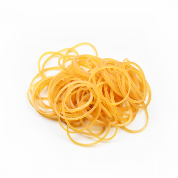 Natural Yellow Round Rubber Bands - Office, School & Home Elastic Bands
