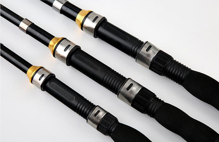 Mini Portable Pocket Aluminum Alloy Fishing Rod ,Compact Carbon Fiber Telescopic Fishing Pole for Kids Husband