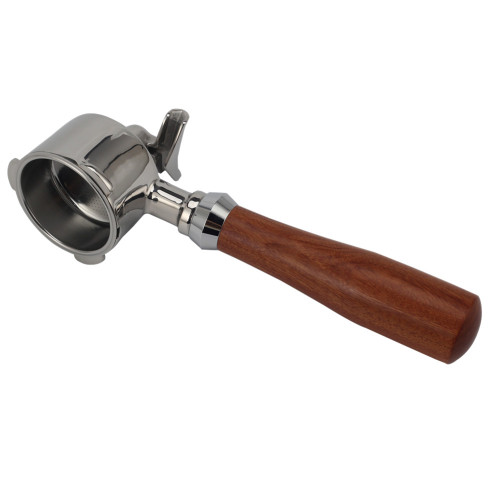 58mm Three-ear Stainless Steel Portafilter with Wood Handle