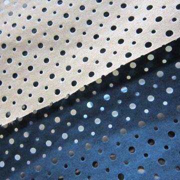 Poly Punched Suede Fabric, Suitable for Upholstery