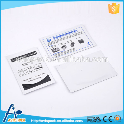 Competitive printable pvc smart atm cleaning card for credit card readers thermal printers