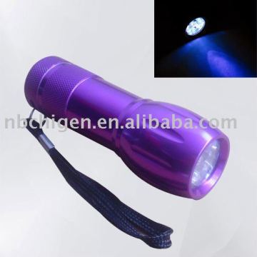 Ultra Violet 9 LED Torchlight