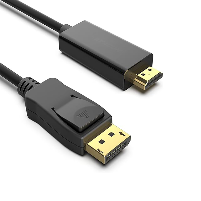 DisplayPort to HDMI 6 Feet Gold