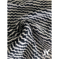 Wholesale Black White Wave Polyester Cotton Sweater Fabrics