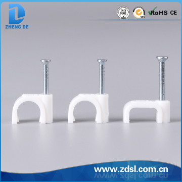 Electric Cable Clip Round Cable Clip Flat Cable Clip