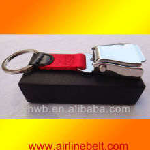 Customised metal leather carabiner keyring