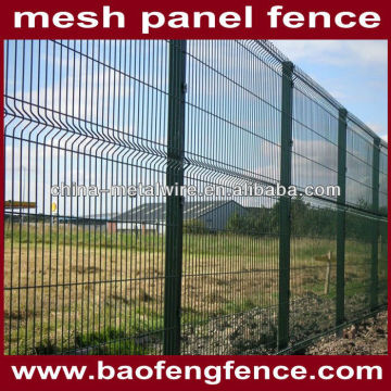 PVC Coated Welded Trident Protector Single Wire Mesh Fence (Factory Exporter)