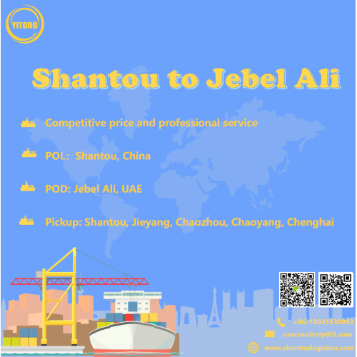 Meeresfracht von Shantou bis Jebel Ali