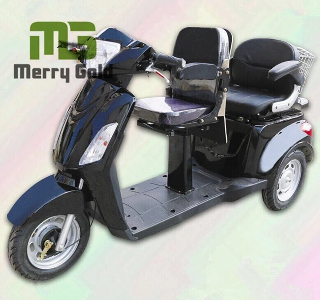 EEC Approved Three Wheel Electric Handicapped Trike/ Tricycle/ Scooter with Two Seats