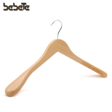 Triangle Wooden Hanger with Wide Shoulder