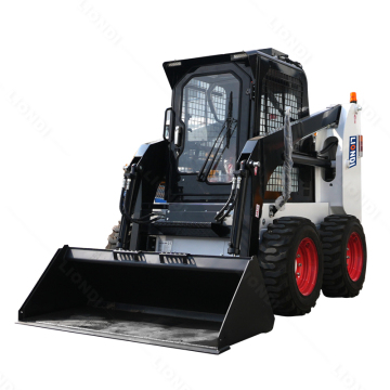 Mini Wheeled Skid Loader for Transporting