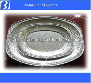 Aluminum serving platters