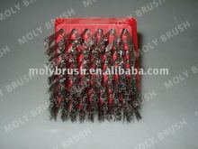 Frankfurt steel wire stapled set flat brush