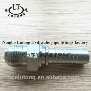 SWAGED HYDRAULIC PIPE FITTINGS ZINC PLATE Braze style fitting