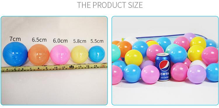 Soft Plastic Mini Ball Pit Ballsmultiple colours - Crush Proof, No Sharp Edges, Non Toxic, Phthalate & BPA Free for Baby Toddler Ball Pit, Play Tents & Tunnels Indoor & Outdoor