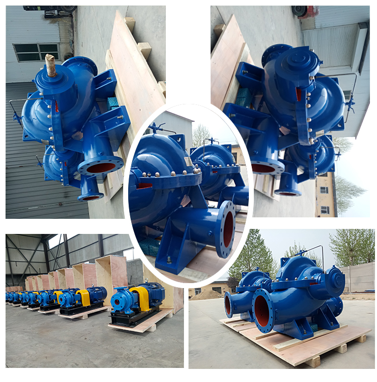 Heavy duty horizontal double suction clean waterpump