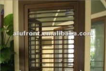 Aluminum Hinges Door With Shutter