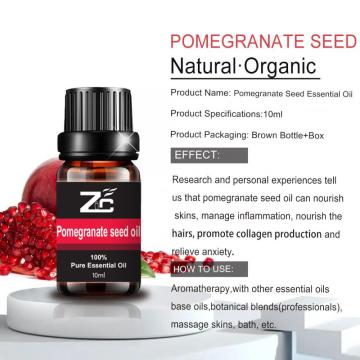 Aceite de semilla de granada 100% pura orgánica para el cuidado de la piel