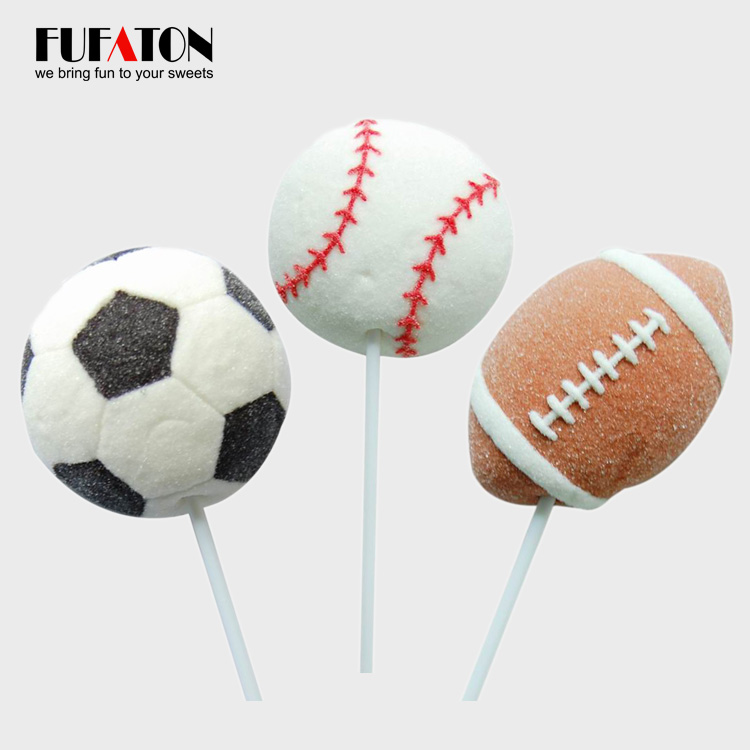 Fruit flavored Beautiful 3d rose marshmallow lollipop candy with sticks