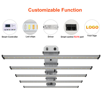 Leistungsstarke 640W LED wachsen Licht 8 bar