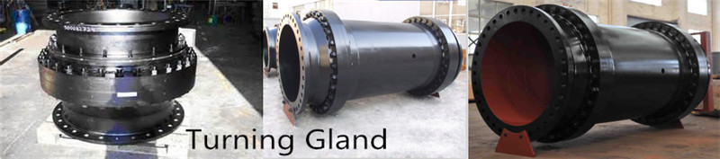 Customized dredger turning glands